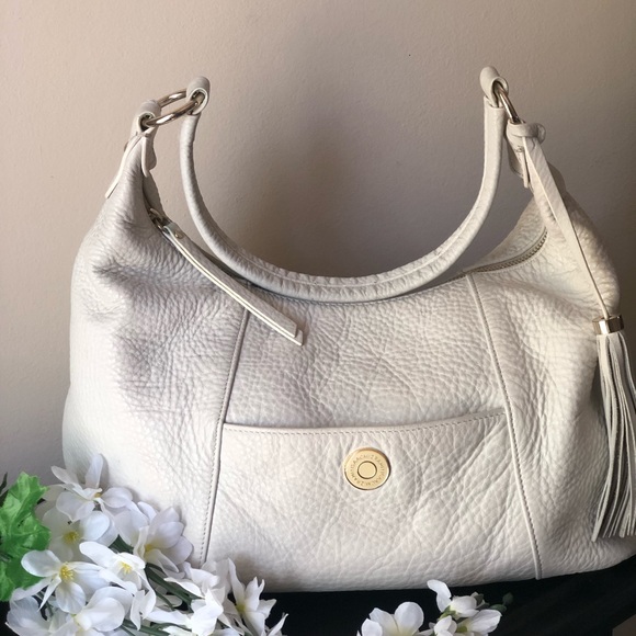 Isaac Mizrahi Handbags - Isaac Mizrahi White Leather Handbag